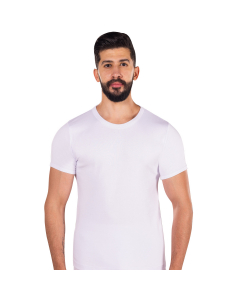 DROSH MEN'S Tshirt HALFE SLEEVE-White