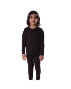 Drosh CHILDREN'S BOYS PAJAMA LONG SLEEVE-Dark Brown