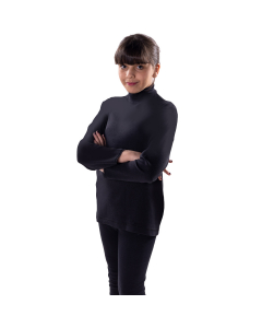 YOUTH'S Girls T-shirt winter long sleeve black