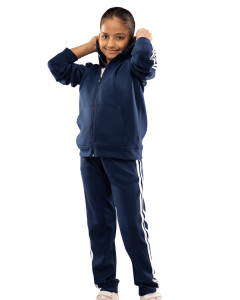 Women’s 3-piece sports pajama set in dark blue