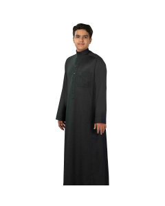 Drosh youth winter collar-with-curave thobe oily