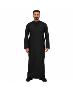 دروش ثوب رجالي اسبان صيفي سحاب أسود