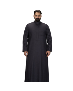 دروش ثوب رجالي شتوي كيرف رمادي