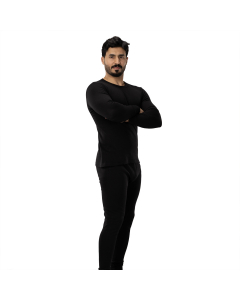 DROSH MEN'S PAJAMA LONG SLEEVE-Black
