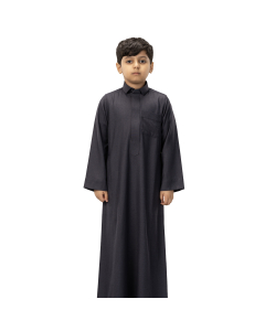 دروش ثوب شتوي وسط قلاب سحاب رمادي  