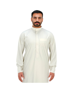 دروش ثوب رجالي اسبان سحاب مخفي كبك بيج