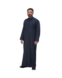 winter formal thob embroidery dark blue