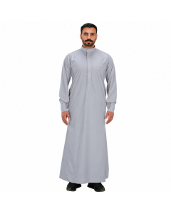 دروش ثوب صيفي موديل 3 سحاب رمادي