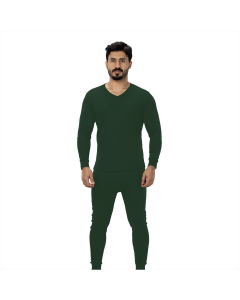 DROSH MEN'S PAJAMA V neck green