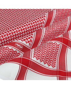 Alsami men red Shemagh - Jacquard 3