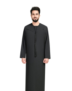 دروش ثوب بيت تصميم عماني أسود
