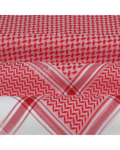 AlAjlan Men's spicial red shemagh (platinum)