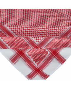 AlAjlan Men's  red shemagh  (platinum)