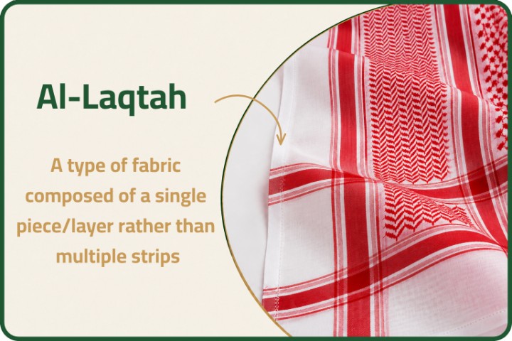 Illustration of Laqta in a shemagh